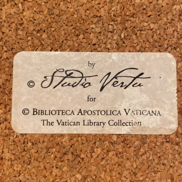 Vatican Library Collection Coaster Set - Picture 4 of 5